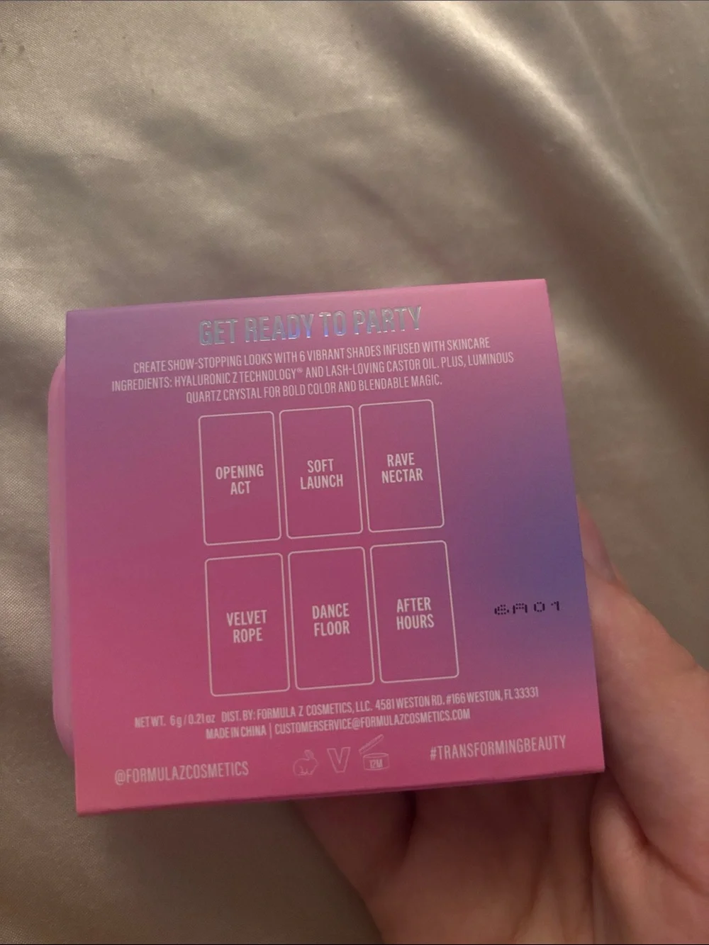 Party Diva Shadow Palette — Pink & Brown Eyeshadows